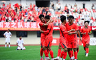U23国足强势出击四天两连胜保持零失球纪录，木塔力甫闪电破门，张瑷晖首秀斩获处子球引关注